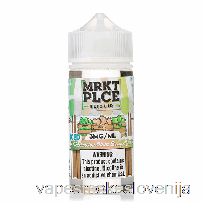 Vape Petrol Led Lubenica Hula Jagoda Limeta - Mrkt Plce - 100 Ml 6 Mg